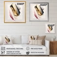 thumbnail image 4 of Designart Abstract Geode Watercolor Gold II Canvas Wall Art, 4 of 5