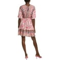 thumbnail image 2 of IPPONELLI womens  Dolman Sleeve Mini Dress, m, Pink, 2 of 3