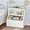 White, variant on Kids Bookshelf and Toy Storage Organizer with Anti-Tipping Device, 32" Tall Bookcase Cabinet, Waterproof Kids Cubbies for Nursery, Playroom, Bedroom, Classroom, Daycare, White
