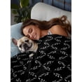thumbnail image 3 of Black Morocco Queen Size Flat Sheet, Wrinkleproof & Fadeproof Cooling Flat Bed Sheet Only, Geometric Leaf Diamond Lattice Abstract Breathable Soft Bedding Top Sheets 90 x 102 Inches, 3 of 8