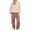 Red, variant on Lindreshi Pajamas for Women Set Women Sleepwear Winter Soild Pocket Long Sleeve+ Long Pants Pajama Suit