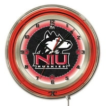 University of Northern Illinois 19" Double Neon Wall Clock