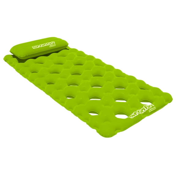 Airhead Inflatable AHSC-022 Pool Mattress, PVC Lime, 19.00" x 15.25" x 13.50"