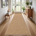 thumbnail image 4 of Enyhom Indoor Runner Rug for Hallway 2'x8', Machine Washable, Non-Slip, Stain-Resistant Indoor Area Rug Kitchen Runner Rugs, for Entryway Laundry Room, Brown, 4 of 7