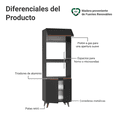 thumbnail image 3 of Mueble De Cocina Para Horno Madesa Reims 70cm 3 Puertas NN, 3 of 10