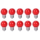 thumbnail image 1 of 10X E27 3W 6 Smd Led Lámpara de Luz de Bombilla con Globo de Ahorro de Energía Ac 110-240V, Rojo, 1 of 5