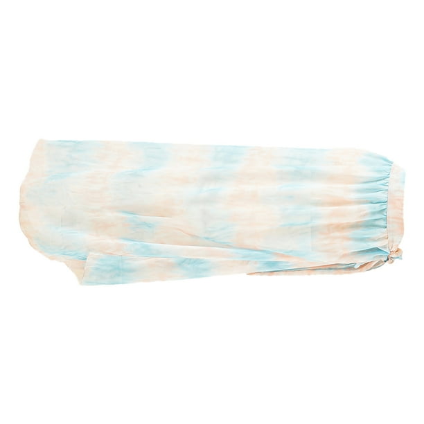 Soidarity Mujer Gasa Cubrir Señoras Moda Vacaciones Encanto Verano Playa Abrigo largo Ligero Cómodo Ropa de playa Traje de baño Gradiente de rayas Soidarity OD021084-06