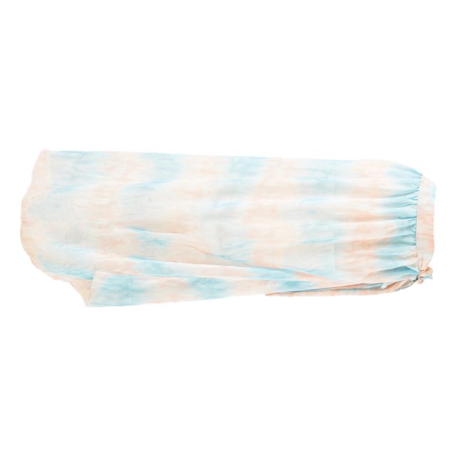 Advancent Mujer Gasa Cubrir Señoras Moda Vacaciones Encanto Verano Playa Abrigo largo Ligero Cómodo Ropa de playa Traje de baño Gradiente de rayas Advancent OD021084-06