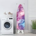 thumbnail image 3 of Kuiaobaty Soft Ironing Board Cover Gradient Marble Texture Pattern Protective Scorch Polyster Heavy Duty Iron Covers for Ironing Board Standard Size 15 x 54 Inch Home Decoration, 3 of 5
