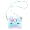 thumbnail image 2 of Bolso Bandolera De Felpa De Unicornio Para Niñas Y Niños, Bolso De Hombro Bonito, Bolso De Cartera Para Niños Cateissary AP007650-03, 2 of 6