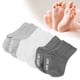 thumbnail image 1 of Calcetines antideslizantes unisex para bebé Jadeshay 75% algodón 3 pares blanco y gris, 1 of 14