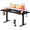 Black, variant on Lacoo 45" x 24" Sit to Stand Desk Height Adjustable Standing Desk Electric Stand up Table with Phone Stand, White