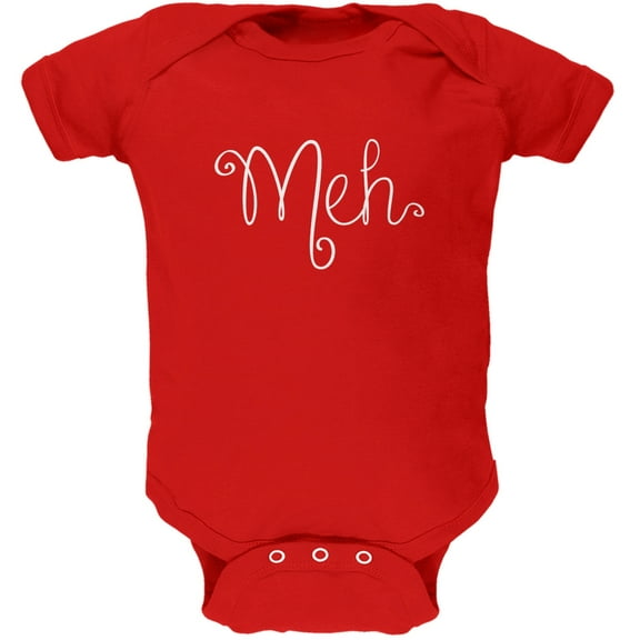 Meh Red Soft Baby One Piece - 12-18 months