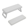 thumbnail image 1 of Reposabrazos Único para Técnicos de Uñas, Soporte de Mano Plegable para Técnicos de Uñas, Reposabrazos para Manicura con Soporte para Salones de Uñas, Color Gris, 1 of 1