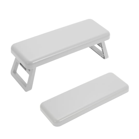 Unique Bargains Arm Rest for Nails Tech Foldable Hand Stand for Nail Tech Nail Arm Rest Manicure Nail Arm Rest with Bracket for Nail Salons Technician Gray