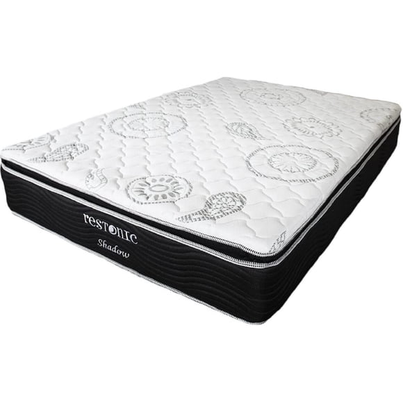 Colchón Restonic King Size Soul Acojinadado Tacto Suave Linea Shadow