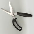 thumbnail image 2 of GAJING Heavy Duty Poultry Shears - Spring Loaded Professional Kitchen 3mm Thickness Blades Scissors with Lock and PP comfortable Handle for Cutting Chicken, Bone, Meat,Barbecue,Chopping Food - -, 2 of 6