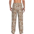 thumbnail image 3 of Daiia Indian Paisley1 Men's Sleep Pant with Pockets and Drawstring,Pajama Pants-Small, 3 of 9