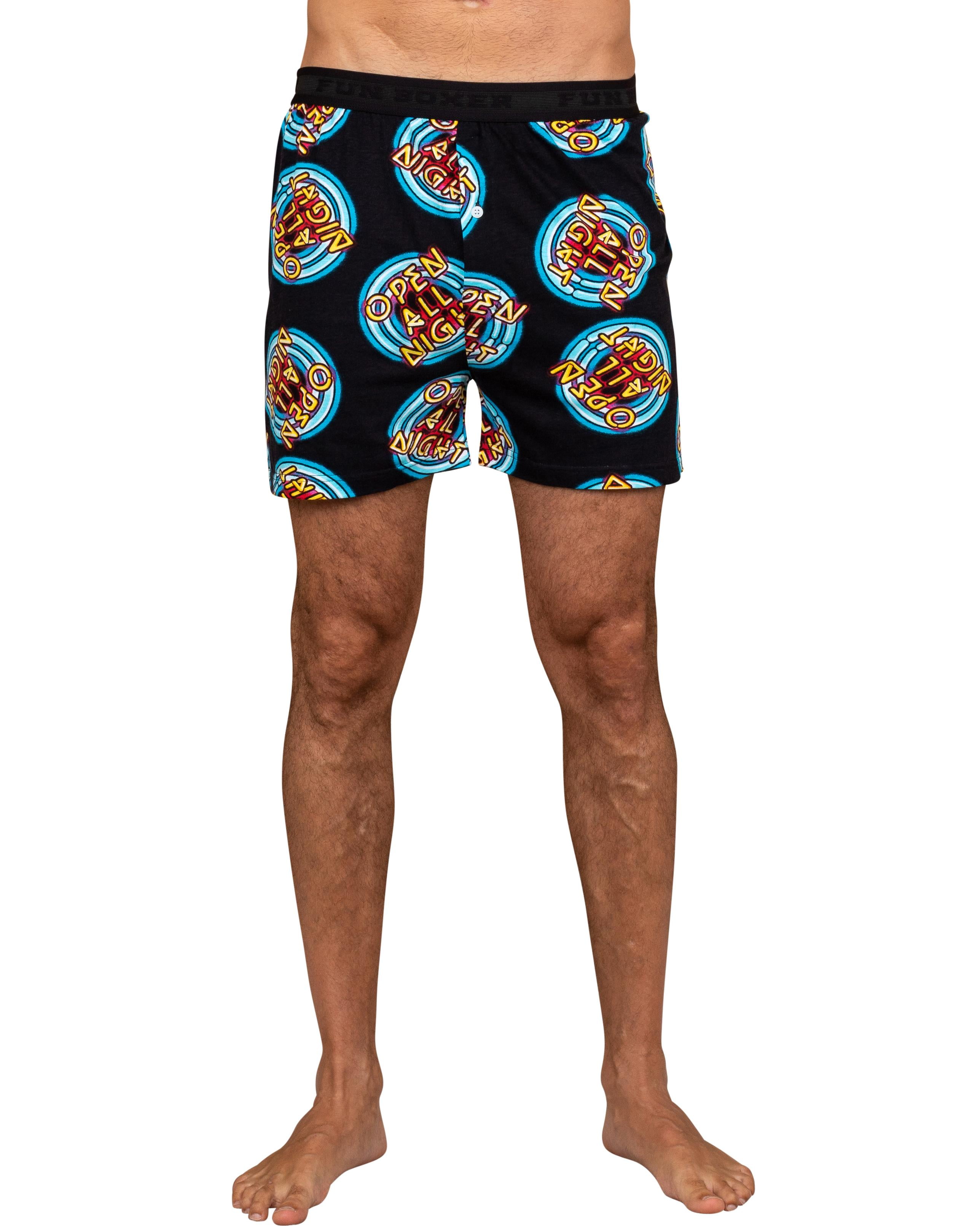 Fun Boxers Mens Boxer Shorts, Male, Open All Night, Size L