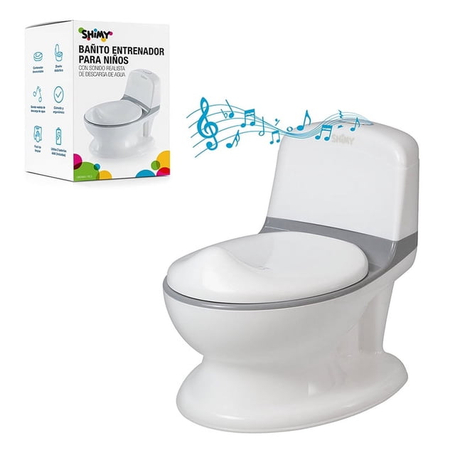 Bañito Entrenador para niños SHIMY con Sonido Realista Escusado Portátil SHIMY con Sonido Realista Escusado Portátil