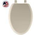 thumbnail image 2 of Mayfair Cameron Elongated Toilet Seat 141EC - Never Loosen, Easy Remove - Biscuit/Linen, 2 of 8