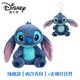 thumbnail image 3 of 2 piezas/juego 100 % genuino Disney Stitch de 25-30 cm de peluche y colgante de peluche de 10-12 cm, muñeco de peluche para niños, regalo de cumpleaños y Navidad, 3 of 5