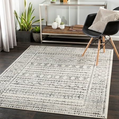 Art of Knot Demelza Gray 5 ft. 3 in. Square Global Area Rug