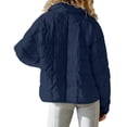 thumbnail image 3 of Langwyqu Long Sleeve Winter Casual Lightweight Down Coat Zipper Puffer Jacket, 3 of 5