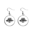 thumbnail image 1 of Palais Princier de Monaco Ink City Ear Dangle Silver Drop Earring Jewelry Woman, 1 of 3