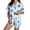 Blue, variant on TGPMGRZ Women's Christmas Pajamas Set Long Sleeve Easy Fit Elastic Waist for Winter Morning Coffee