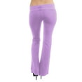 thumbnail image 3 of Vivian's Fashions Yoga Pants - Extra Long, Misses Size (Lavender, 1X), 3 of 3