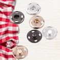 thumbnail image 3 of 50 Ensembles de Boutons-Pression à Coudre Boutons-Pression en Métal Boutons-Pression 2 Pcs Boutons-Pression en Laiton Accessoires de Bricolage Ronds (17mm-Or), 3 of 7