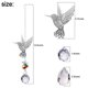thumbnail image 2 of Prisma de cristal con forma de flor de arcoíris para hacer colibríes, atrapasol colgante para ventana, para regalar, 2 of 5