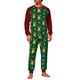 thumbnail image 2 of Pijama navideño para hombre, blusa y pantalones con estampado navideño a cuadros., 2 of 5