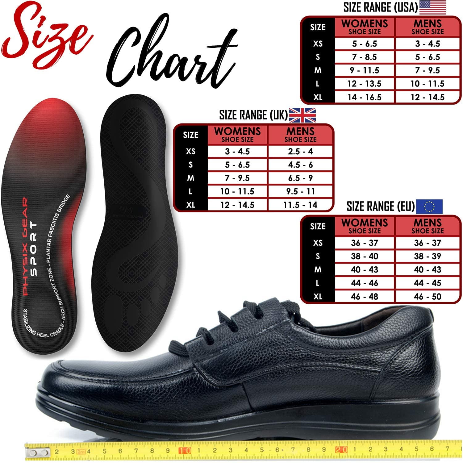 physix gear orthotic insoles