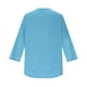 thumbnail image 5 of Chaqueta para mujer,Blusa deportiva con cuello en V y mangas 3/4 para mujer, protección solar UPF, mezcla de poliéster y elastano, ideal para primavera y verano, sopatenor, 5 of 8