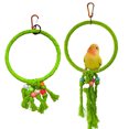 thumbnail image 4 of CBFFDC Jouet Perroquet de Couture pour Animaux Corde Résistante aux Morsures pour Perruches Cockatiels Conures Perchoir Triangle Rond Fournitures pour Animaux, 4 of 6