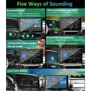 Carpuride Car Carplay Android Auto with Dula BT, 9 IPS Touch Screen Smart Display W901 Pro