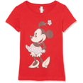 thumbnail image 1 of Disney Girls' Little, Big Soft Minnie T-Shirt, Red, Small, 1 of 5