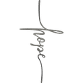 thumbnail image 3 of Hope Cross - Metal Wall Art, 3 of 6