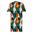thumbnail image 5 of YuXingFu Denim Dress Plus Size Maxi V-Neck Plus Size Womens Dress Short Sleeve Flowy Long Casual Summer Multicolor L, 5 of 8