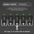 thumbnail image 2 of Toyota Key Fob Cover - TPU+Zinc Alloy Case for 2019-2025 Land Cruiser, 2021-2025 Venza, Grand Highlander, Hilux, Fortuner, 2022-2025 Tundra, Tacoma Remote, 2 of 7