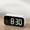 White WH, variant on Latrodar LED Electronic Alarm Clock Mirror Clock Student Affordable&High-Quality ed Temperature Clock Black 6x2.8 Inch Home Stuff