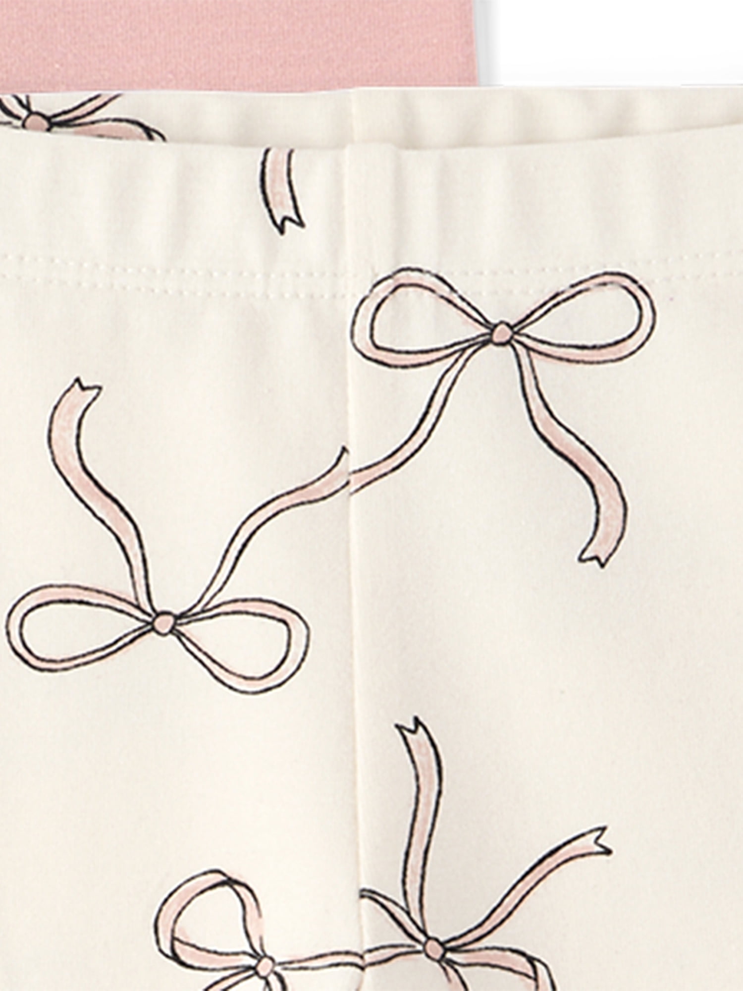 The Children's Place Toddler Girls Bow Leggings, 4-Pack, Sizes 12M-5T
