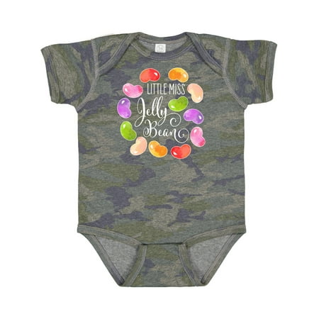 

Inktastic Little Miss Jelly Bean Boys or Girls Baby Bodysuit