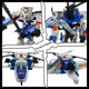 thumbnail image 2 of Figura de acción transformable 2 en 1 zyubou robot helicóptero de 18 cm, 2 of 7