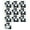 Black/White/Blue, variant on PLJFXXM 10Pcs Self-Adhesive Mosaic Tile Transfer for Home Decor, Peel and Stick Tile Decal, Water-Proof Backsplash Tile Sticker for Kitchen Bathroom,4x4inch/10x10cm