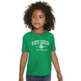 thumbnail image 4 of North Carolina Cute Footprints Beach Crewneck T Shirts Boy Girl Teen Brisco Brands M, 4 of 6