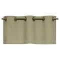 thumbnail image 2 of Winmate Insulated Cotton Grommet Valance 40" x 15" in Sage, 2 of 3