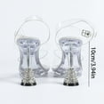 thumbnail image 5 of omen's 2026 Summer New Style, 10cm Transparent Rhinestone Sandals Slides, Crystal Inlaid Heel, Perfect for New Year & Valentine's Day, 5 of 7